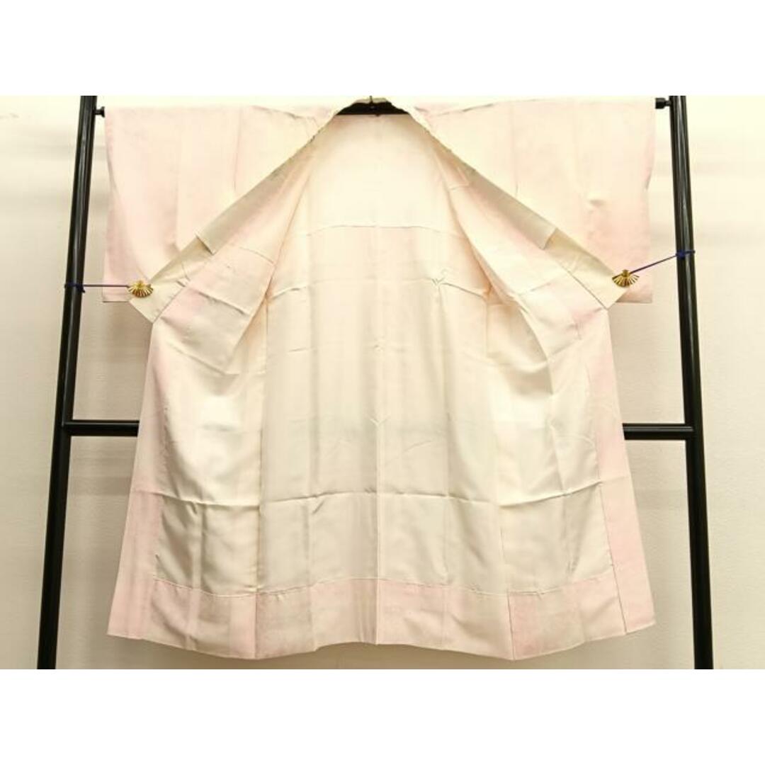 平和屋着物□長襦袢 袷 枝花文 暈し染め 半衿刺繍 正絹 逸品 平和屋着物□長襦袢 袷 枝花文 暈し染め 半衿刺繍 正絹 逸品
