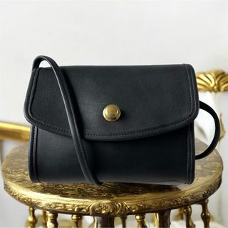 COACH - OLD COACH コーチ グラブタン レザー 丸型 ショルダー COACH - OLD COACH コーチ グラブタン レザー 丸型 ショルダー