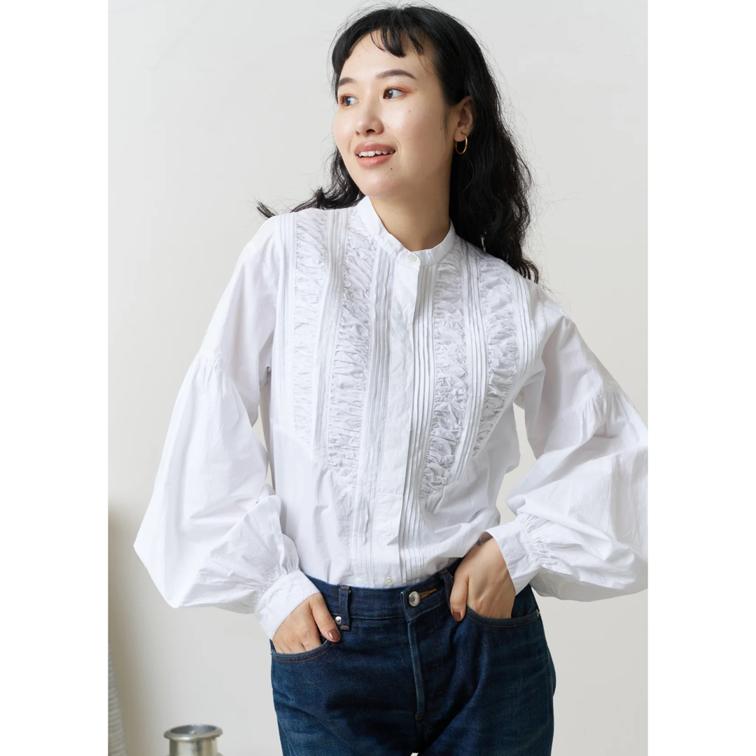 Sara Mallika - Sara mallika Shirring And Tuck Blouseの通販 Sara Mallika - Sara mallika Shirring And Tuck Blouseの通販