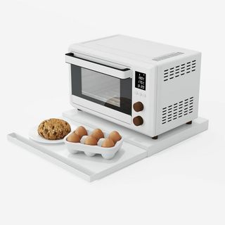 キッチン家電下 スライドテーブル 引き出し レンジ下 収納 レンジ台 炊飯器 ス(収納/キッチン雑貨)