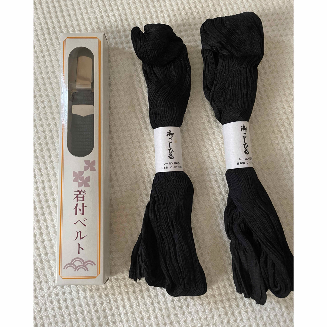 喪服 和装小物10点セット☆着付け用品 ブラック 夏冬の通販 by 喪服 和装小物10点セット☆着付け用品 ブラック 夏冬の通販 by