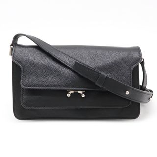 MARNI - 新品 23aw MARNI ショルダーバッグ 黒 緑 レザー 5961の MARNI - 新品 23aw MARNI ショルダーバッグ 黒 緑 レザー 5961の