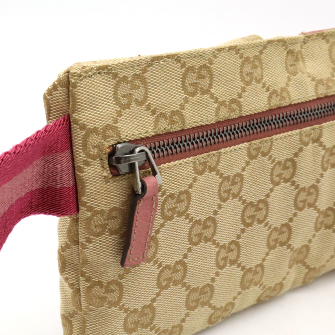 GUCCI - GUCCI グッチ GGキャンバス ウエストポーチ ウエスト GUCCI - GUCCI グッチ GGキャンバス ウエストポーチ ウエスト