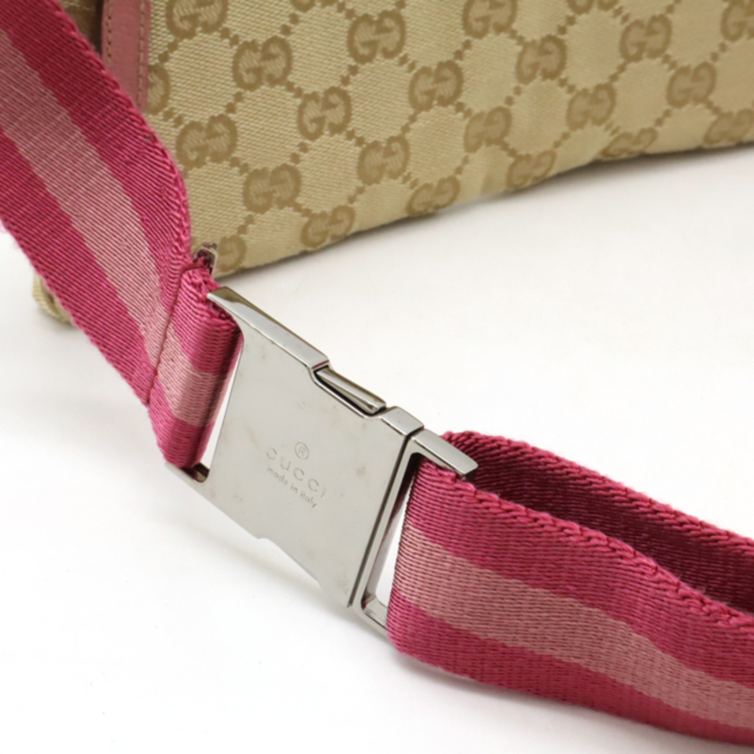 GUCCI - GUCCI グッチ GGキャンバス ウエストポーチ ウエスト GUCCI - GUCCI グッチ GGキャンバス ウエストポーチ ウエスト