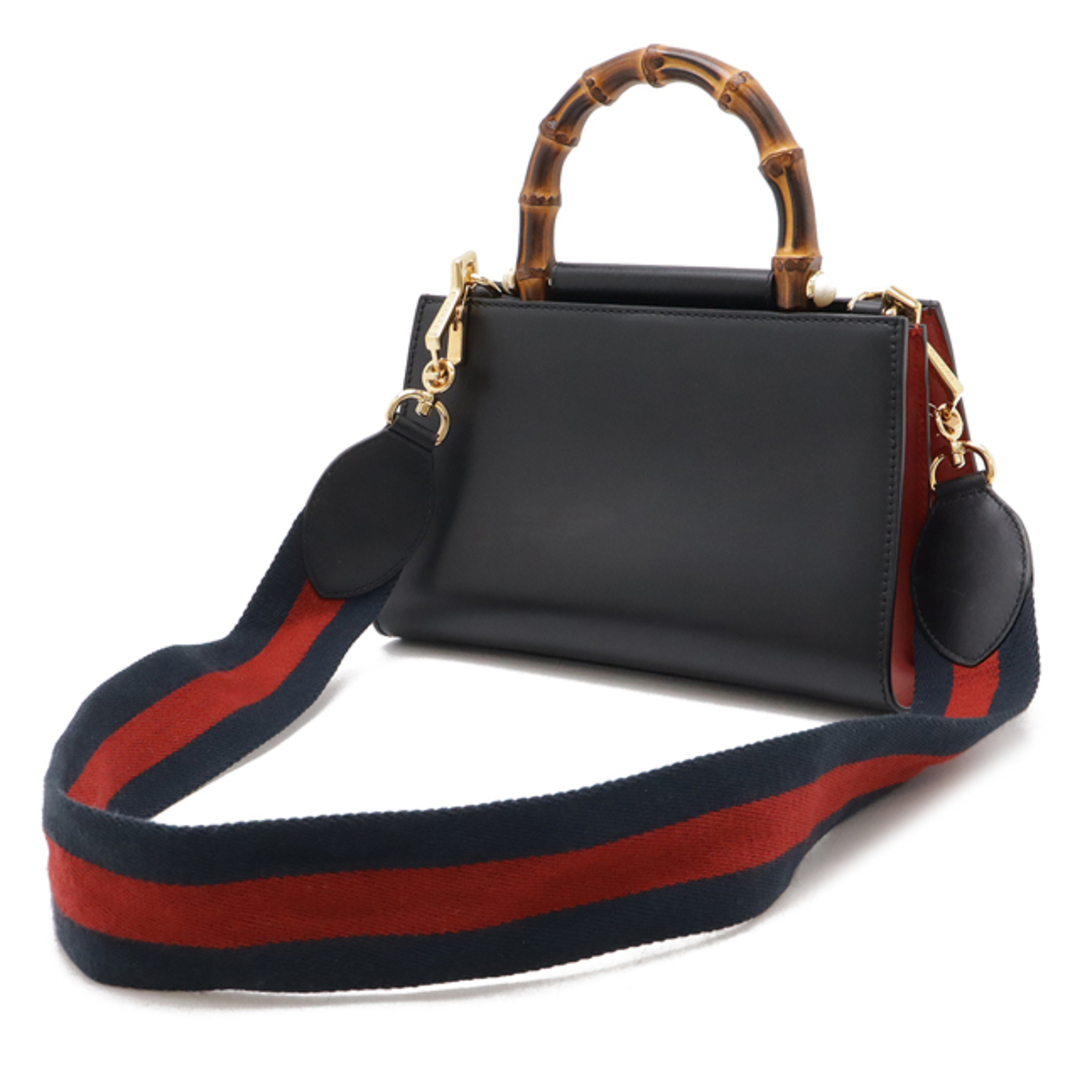 GUCCI - GUCCI グッチ ニムフェア バンブー ハンドバッグ ミニ GUCCI - GUCCI グッチ ニムフェア バンブー ハンドバッグ ミニ
