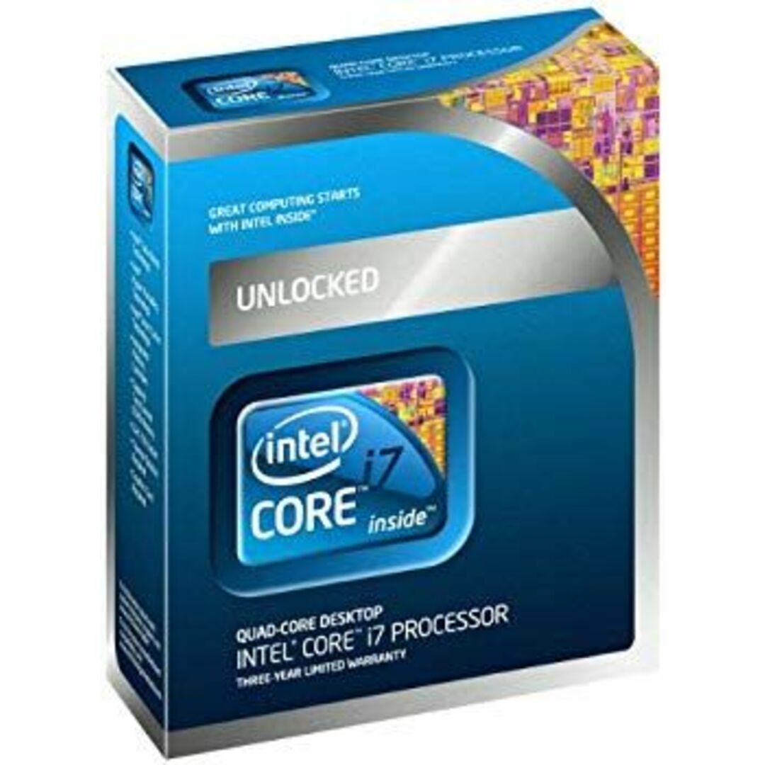 Intel Core i7 i7-875K 2.93GHz 8M LGA1156 Lynnfield BX80605I7875K wgteh8f スマホ/家電/カメラのPC/タブレット(PCパーツ)の商品写真