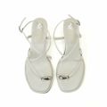 【OFF WHITE】【24cm】<SY>メタルヒールサムリング サンダル60●
