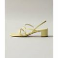 【YELLOW】【24cm】アシンメトリークロス サンダル40↑