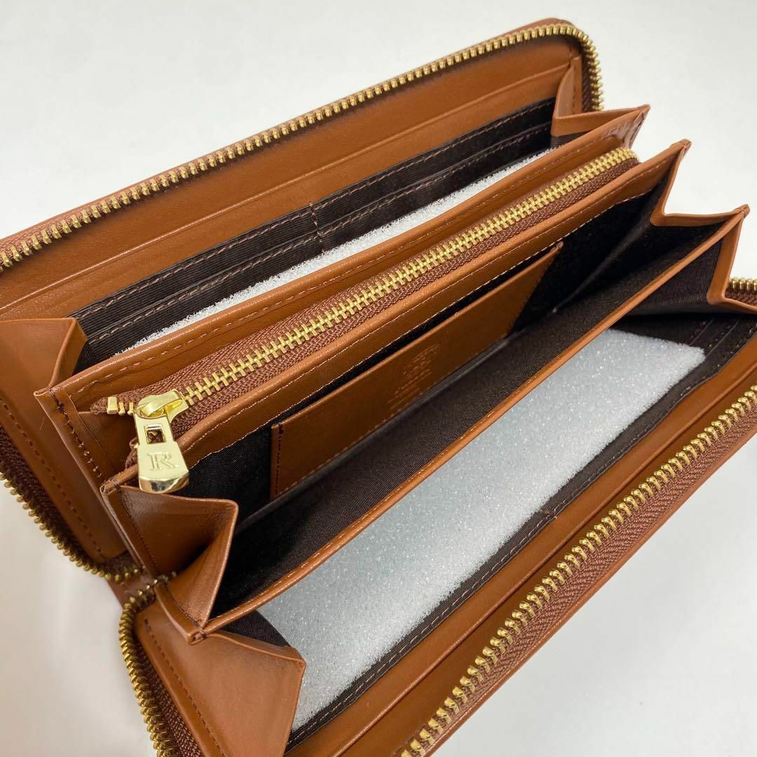 Russet - 未使用☺︎russet 長財布 ラウンドジップウォレット Russet - 未使用☺︎russet 長財布 ラウンドジップウォレット