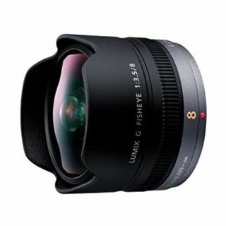 パナソニック 単焦点 魚眼レンズ マイクロフォーサーズ用 ルミックス G FISHEYE 8mm/F3.5 H-F008(レンズ(単焦点))