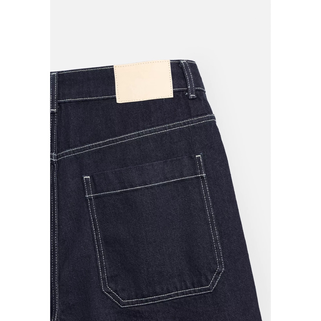 ZARA - ZARA ワイドレッグバギーデニムパンツ EU40新品タグ付き ZARA - ZARA ワイドレッグバギーデニムパンツ EU40新品タグ付き