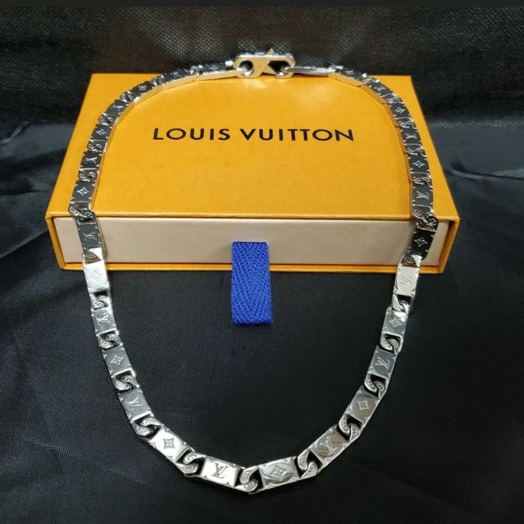 LOUIS VUITTON - LouisVuitton モノグラムネックレス M LOUIS VUITTON - LouisVuitton モノグラムネックレス M