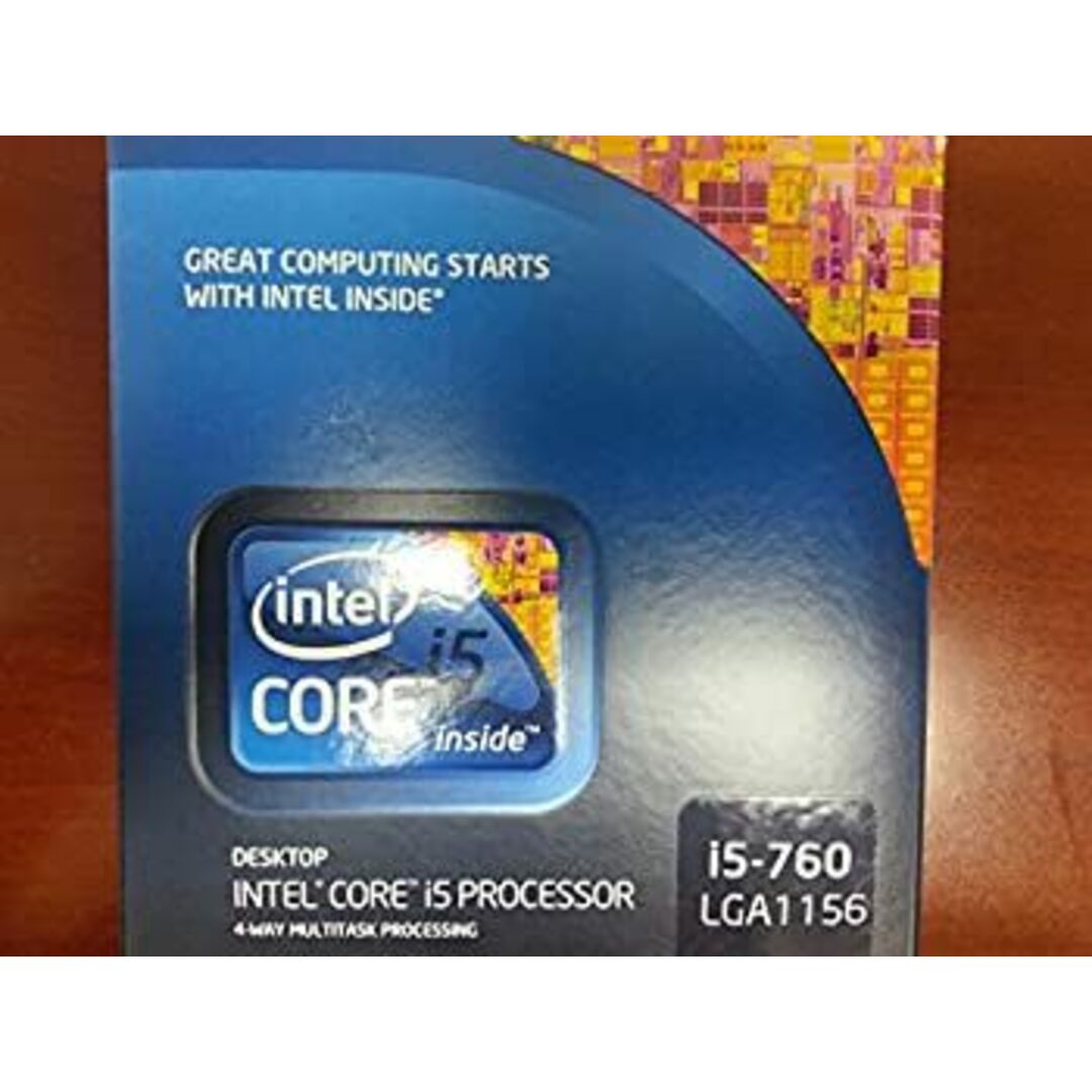 インテル Boxed Intel Core i5 i5-760 2.80GHz 8M LGA1156 Lynnfield BX80605I5760 スマホ/家電/カメラのPC/タブレット(PCパーツ)の商品写真