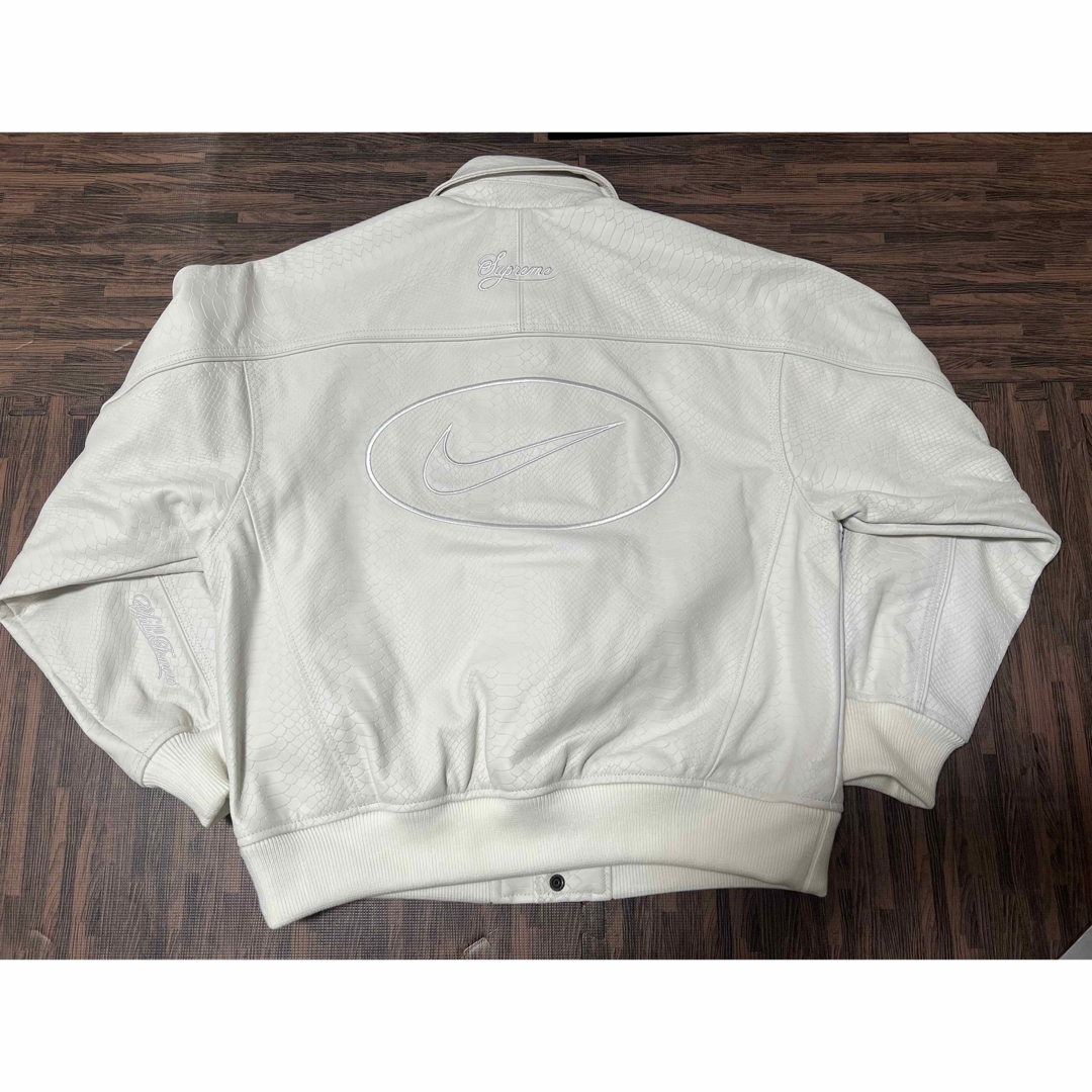 Supreme - Supreme x Nike Leather Varsity Jacketの通販 by Supreme - Supreme x Nike Leather Varsity Jacketの通販 by