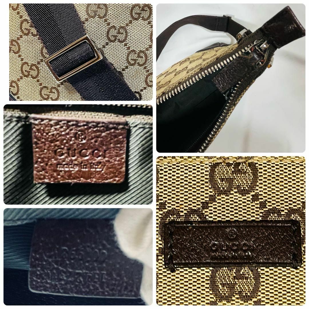 GUCCI - 極美品 グッチ GGマーク メッセンジャー ショルダー GUCCI - 極美品 グッチ GGマーク メッセンジャー ショルダー