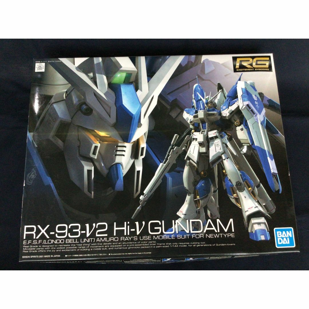 BANDAI - 【新品 未使用品】最高峰のプラモデル　RG 1/144 Hi-νガンダム