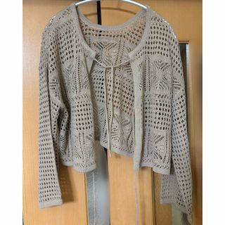 POPPY あさぎーにょ ボーダーニットカーディガンの通販 by POPPY あさぎーにょ ボーダーニットカーディガンの通販 by