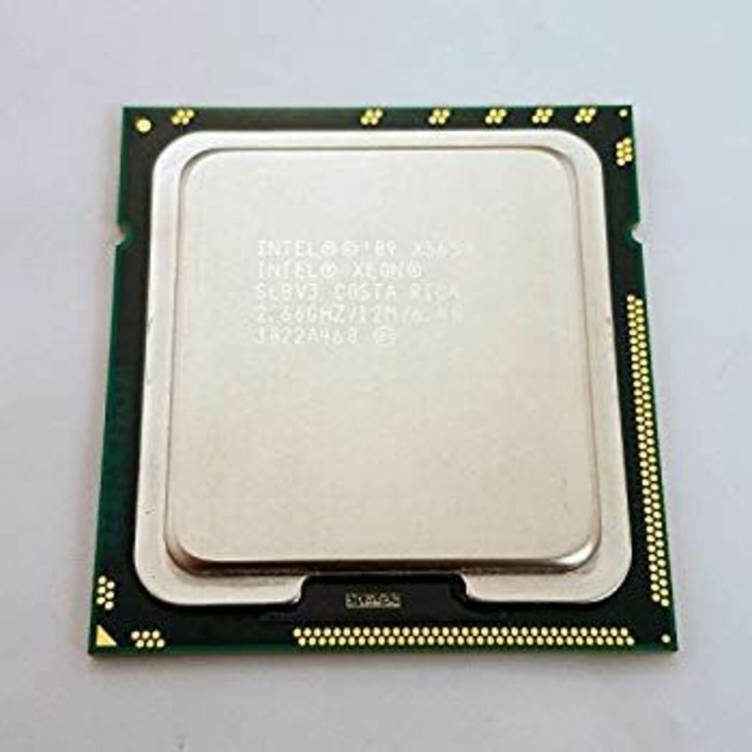 CPU Intel Xeon x5650 2.66 GHz 12 MB 6.4 GT / s Hexa 6コアサーバープロセッサーslbv3 wgteh8f スマホ/家電/カメラのPC/タブレット(PCパーツ)の商品写真