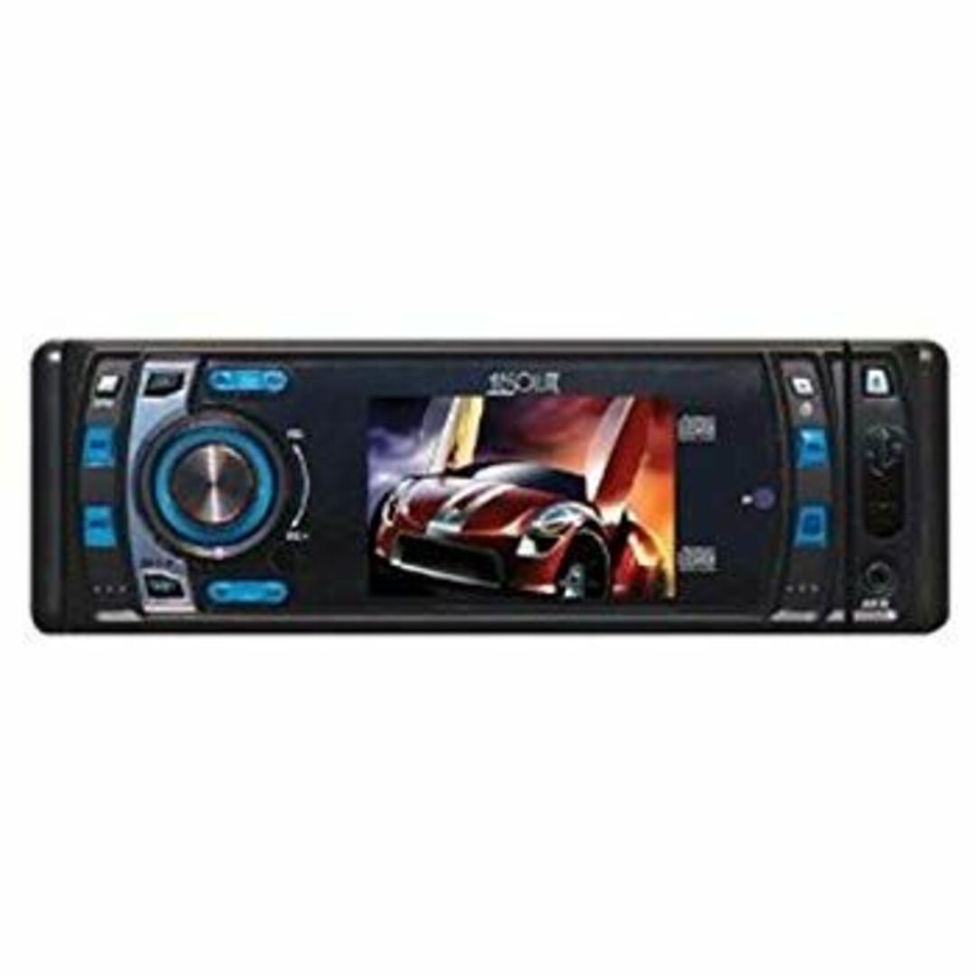 Absolute DMR400 4-Inch In-Dash Receiver with DVD Player Flip Down Detachable Panel T feet Screen by Absolute wgteh8f スマホ/家電/カメラの生活家電(その他)の商品写真