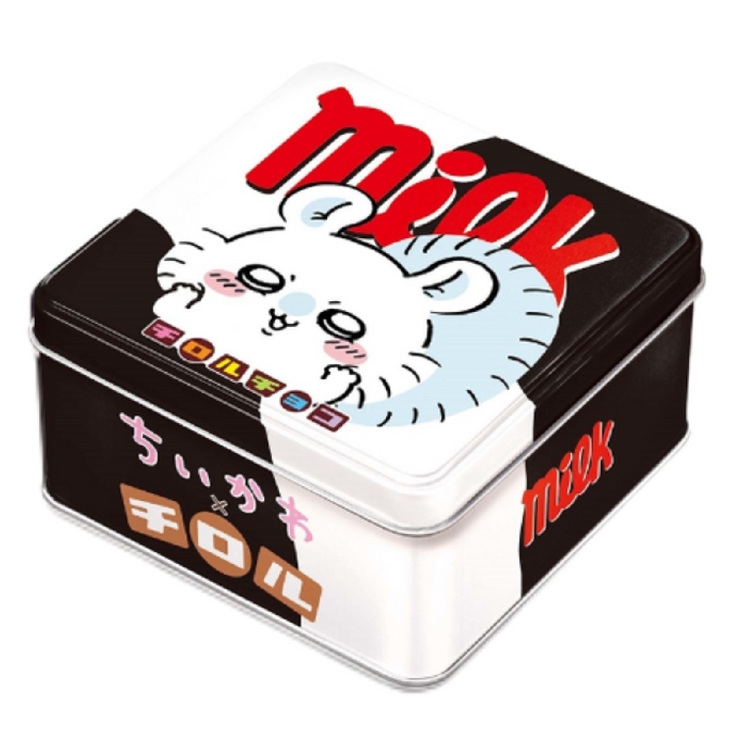 チロルチョコ(チロルチョコ)の【まとめ売り対応可】ちいかわ ちろるちょこ缶(12個入) モモンガ エンタメ/ホビーのおもちゃ/ぬいぐるみ(その他)の商品写真