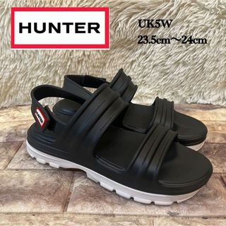 HUNTER - 新品・未使用 HUNTER サンダル 黒 25cmの通販 by HUNTER - 新品・未使用 HUNTER サンダル 黒 25cmの通販 by