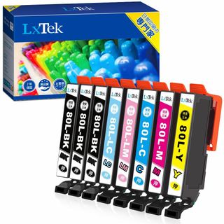 LxTek IC6CL80L 互換インクカートリッジ エプソン(Epson)用 (PC周辺機器)