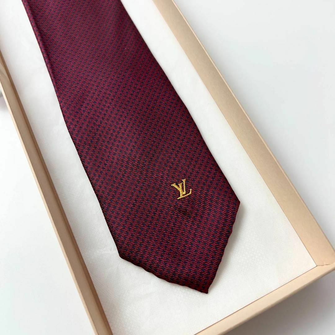 LOUIS VUITTON - 美品 ルイヴィトン Louis Vuitton ネクタイ LOUIS VUITTON - 美品 ルイヴィトン Louis Vuitton ネクタイ