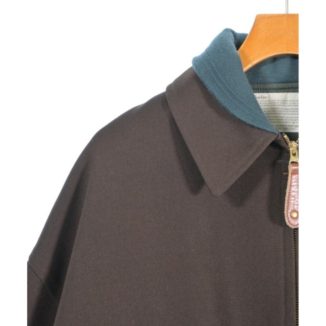 kolor - kolor カラー ブルゾン 1(S位) 茶x深緑 【古着】【中古 kolor - kolor カラー ブルゾン 1(S位) 茶x深緑 【古着】【中古