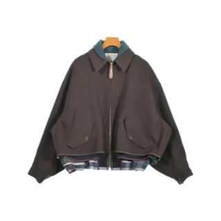 kolor - kolor カラー ブルゾン 1(S位) 茶x深緑 【古着】【中古 kolor - kolor カラー ブルゾン 1(S位) 茶x深緑 【古着】【中古