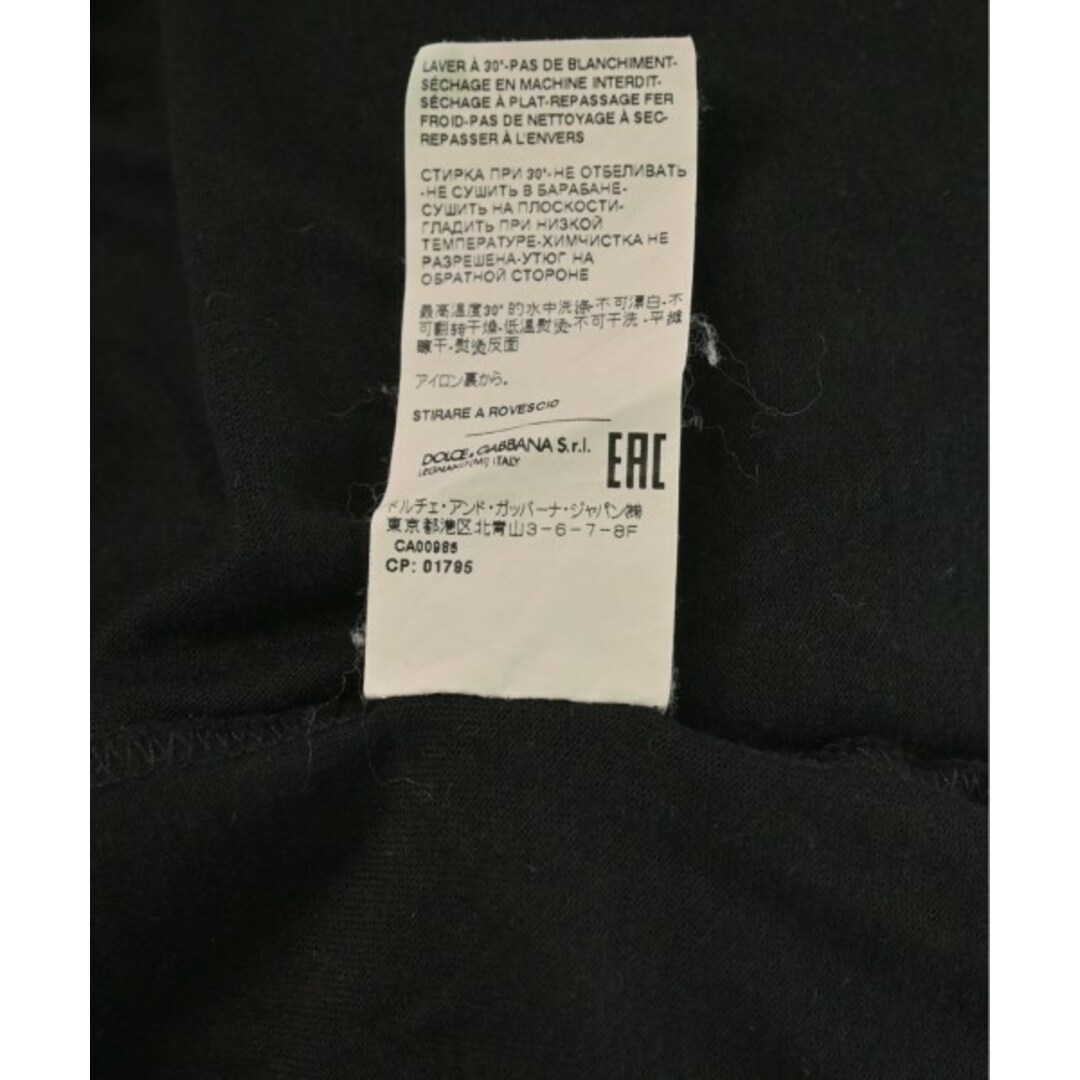 DOLCE&GABBANA - DOLCE&GABBANA Tシャツ・カットソー 46(M位) 黒 DOLCE&GABBANA - DOLCE&GABBANA Tシャツ・カットソー 46(M位) 黒
