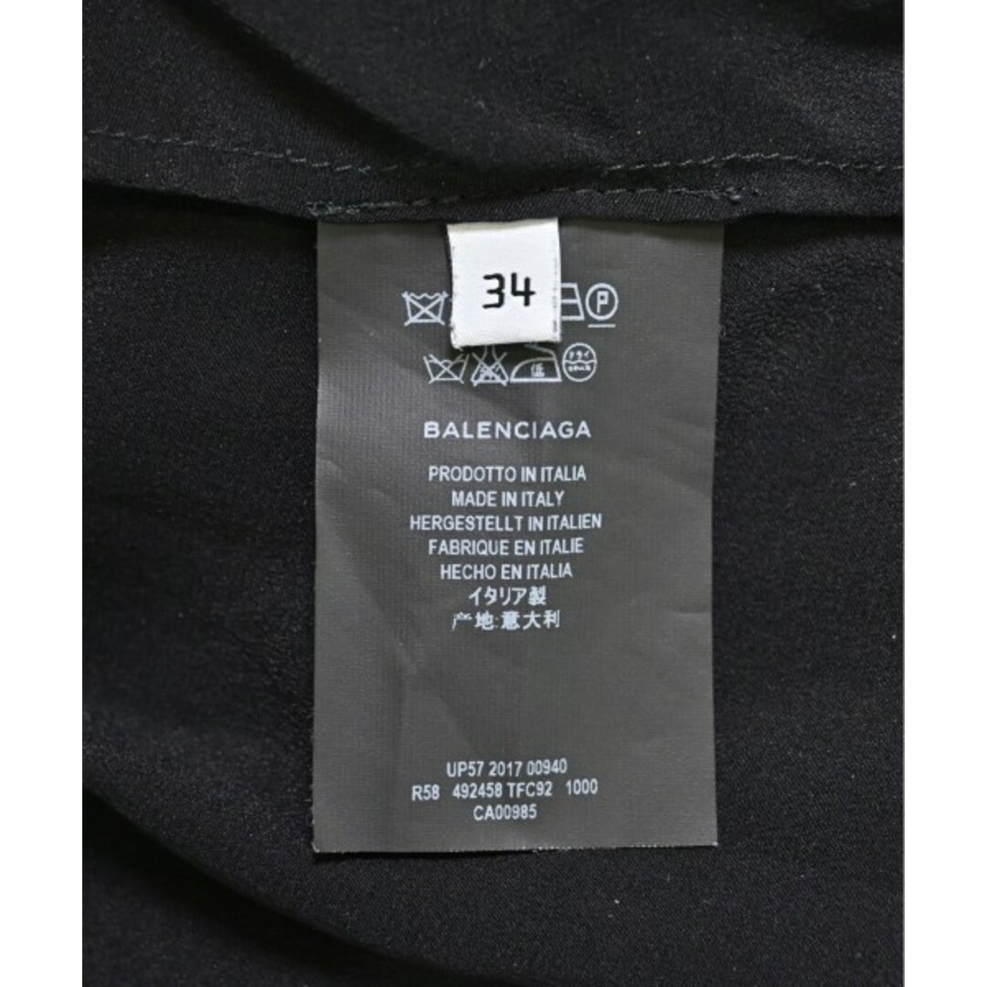 BALENCIAGA - BALENCIAGA バレンシアガ ワンピース 34(XXS位) 黒 BALENCIAGA - BALENCIAGA バレンシアガ ワンピース 34(XXS位) 黒