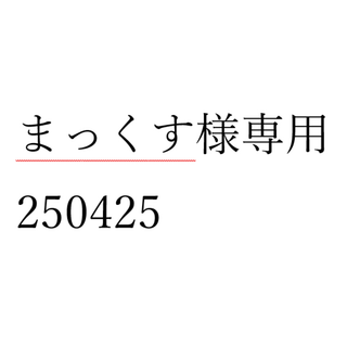 まっくす様専用 250425(その他)
