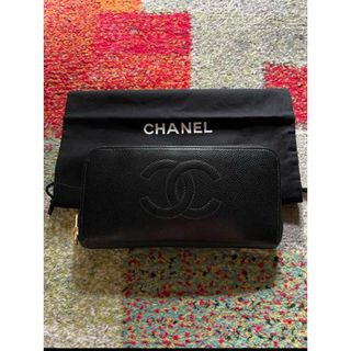 CHANEL - 【鑑定済み!】シャネル 財布 ラウンドファスナー CHANEL - 【鑑定済み!】シャネル 財布 ラウンドファスナー