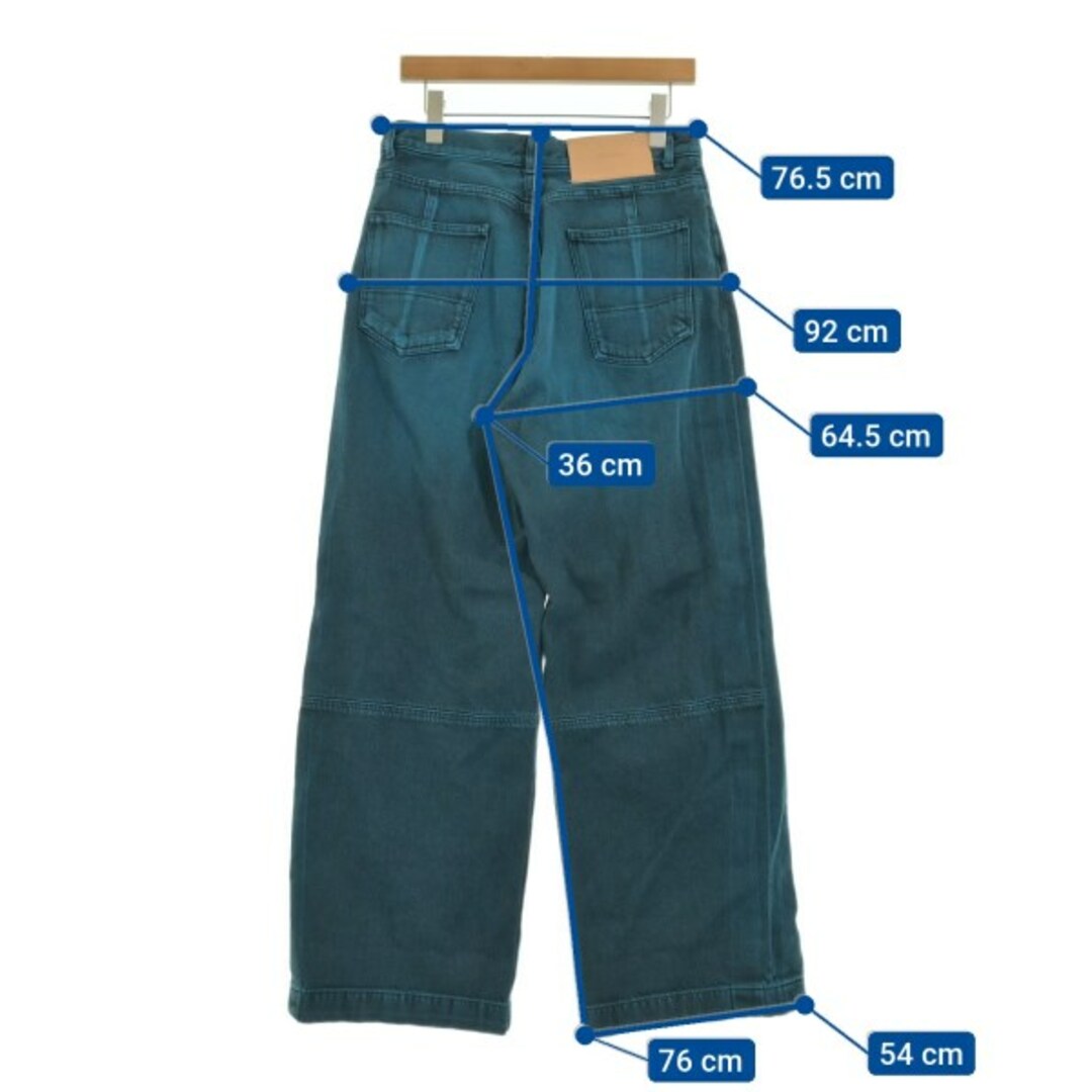 SUBLATIONS サブレーションズ デニムパンツ 1(S位) 青緑 【古着 SUBLATIONS サブレーションズ デニムパンツ 1(S位) 青緑 【古着