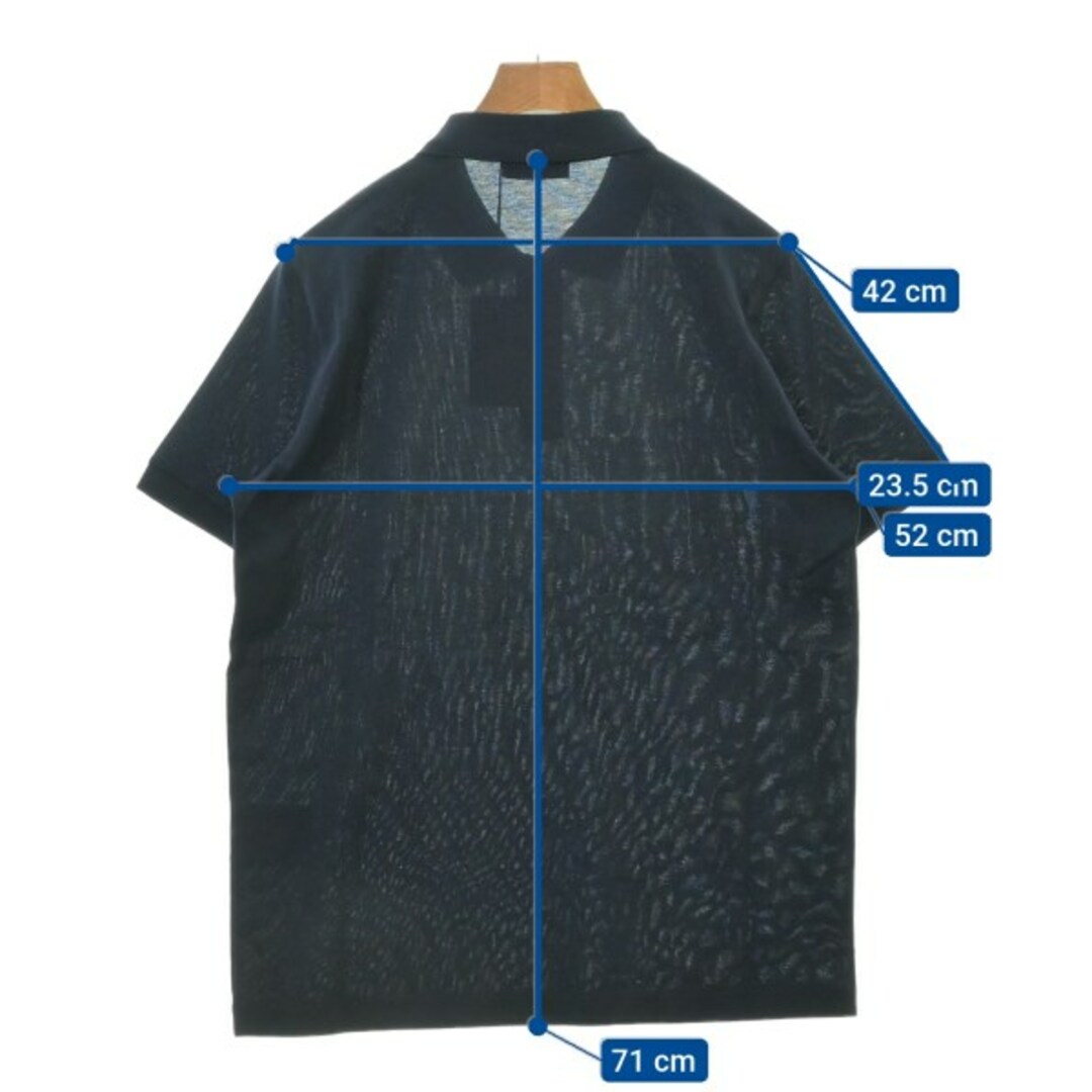 PRADA - PRADA プラダ ポロシャツ L 紺 【古着】【中古】の通販 PRADA - PRADA プラダ ポロシャツ L 紺 【古着】【中古】の通販