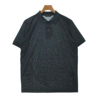 PRADA - PRADA プラダ ポロシャツ L 紺 【古着】【中古】の通販 PRADA - PRADA プラダ ポロシャツ L 紺 【古着】【中古】の通販