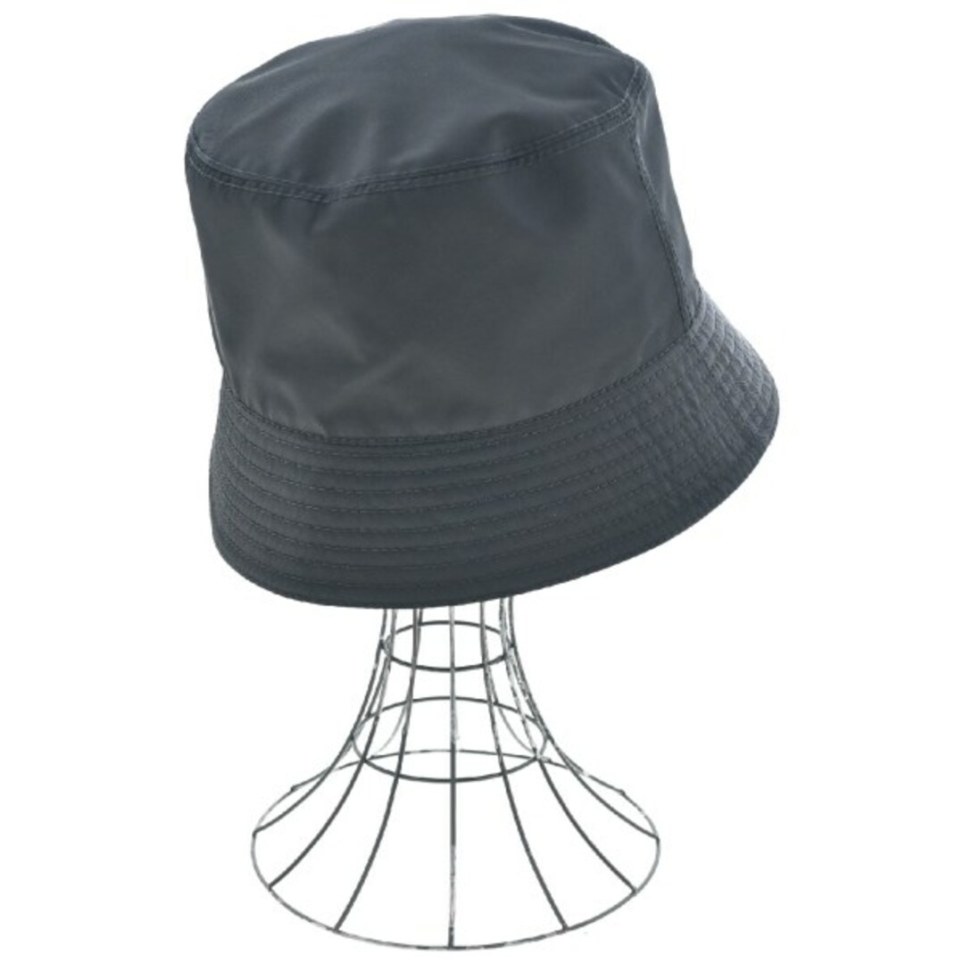 PRADA - PRADA プラダ ハット M 黒 【古着】【中古】の通販 by PRADA - PRADA プラダ ハット M 黒 【古着】【中古】の通販 by