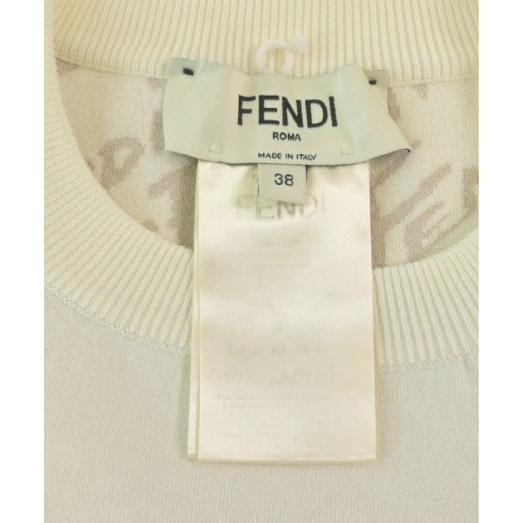FENDI - FENDI フェンディ ニット・セーター 38(S位) 白 【古着 FENDI - FENDI フェンディ ニット・セーター 38(S位) 白 【古着