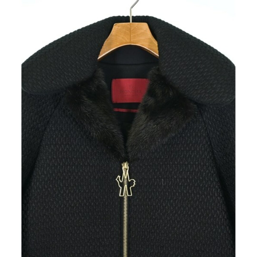 MONCLER GAMME ROUGE ダウンコート 1(S位) 黒 【古着】【中古 MONCLER GAMME ROUGE ダウンコート 1(S位) 黒 【古着】【中古