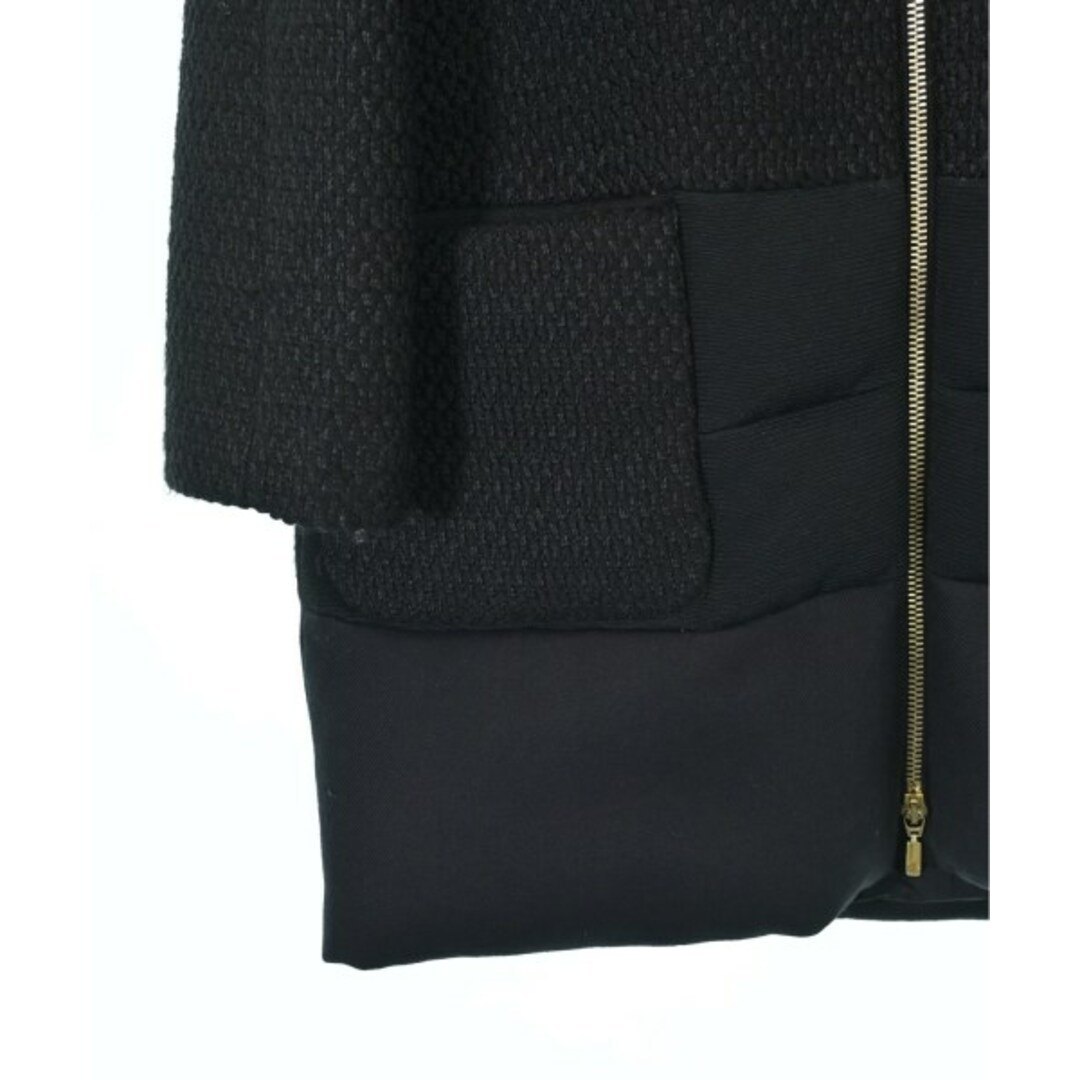 MONCLER GAMME ROUGE ダウンコート 1(S位) 黒 【古着】【中古 MONCLER GAMME ROUGE ダウンコート 1(S位) 黒 【古着】【中古