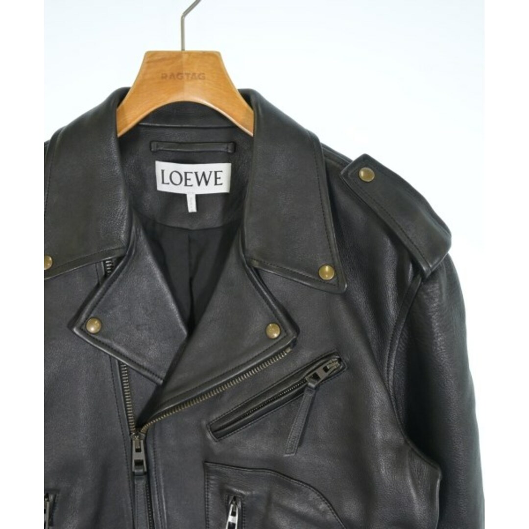 LOEWE - LOEWE ロエベ ライダース 46(M位) 黒 【古着】【中古 LOEWE - LOEWE ロエベ ライダース 46(M位) 黒 【古着】【中古