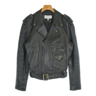 LOEWE - LOEWE ロエベ ライダース 46(M位) 黒 【古着】【中古 LOEWE - LOEWE ロエベ ライダース 46(M位) 黒 【古着】【中古