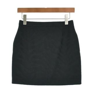 SAINT LAURENT PARIS ミニスカート 36(XS位) 黒 【古着】【中古】(ミニスカート)