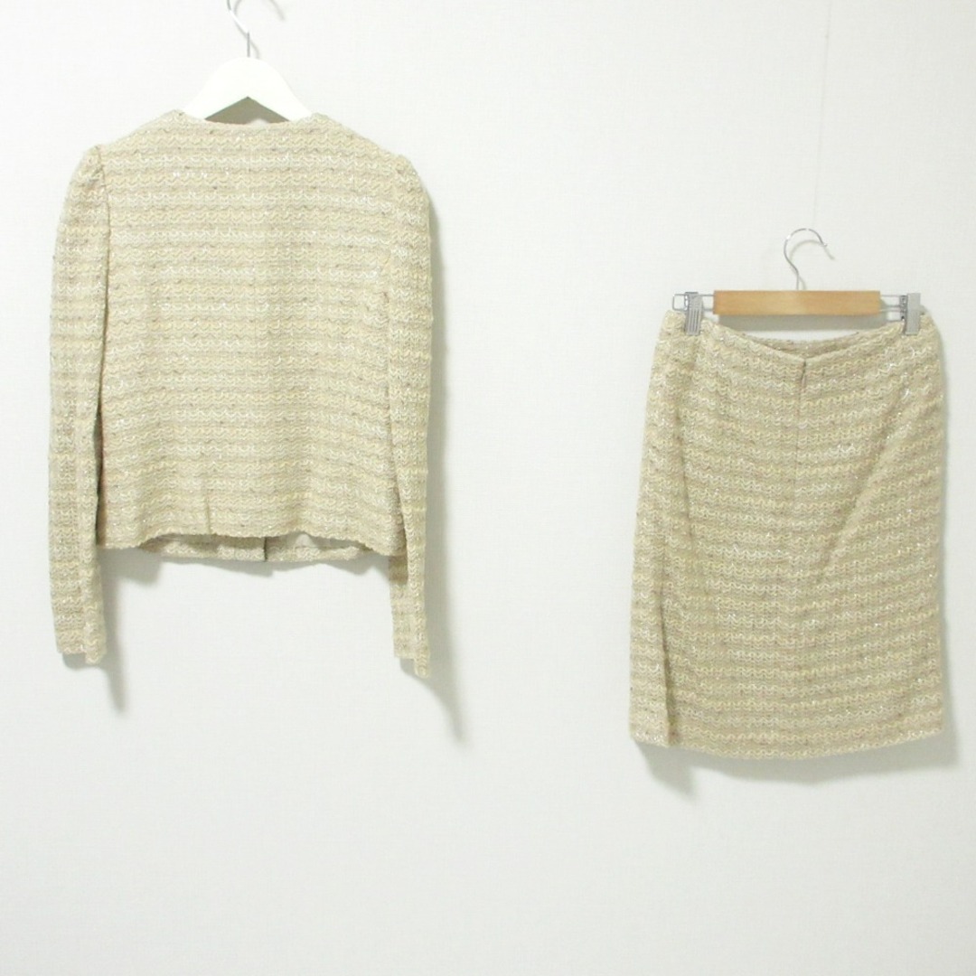 M'S GRACY - 美品 M'S GRACY エムズグレイシー ラメニット ノー M'S GRACY - 美品 M'S GRACY エムズグレイシー ラメニット ノー
