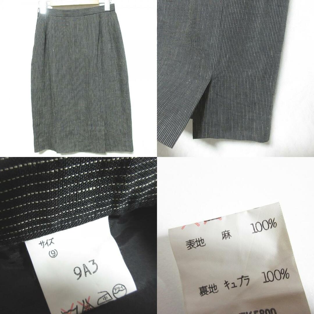 HANAE MORI - 美品 HANAE MORI ハナエモリ ヴィンテージ リネン HANAE MORI - 美品 HANAE MORI ハナエモリ ヴィンテージ リネン