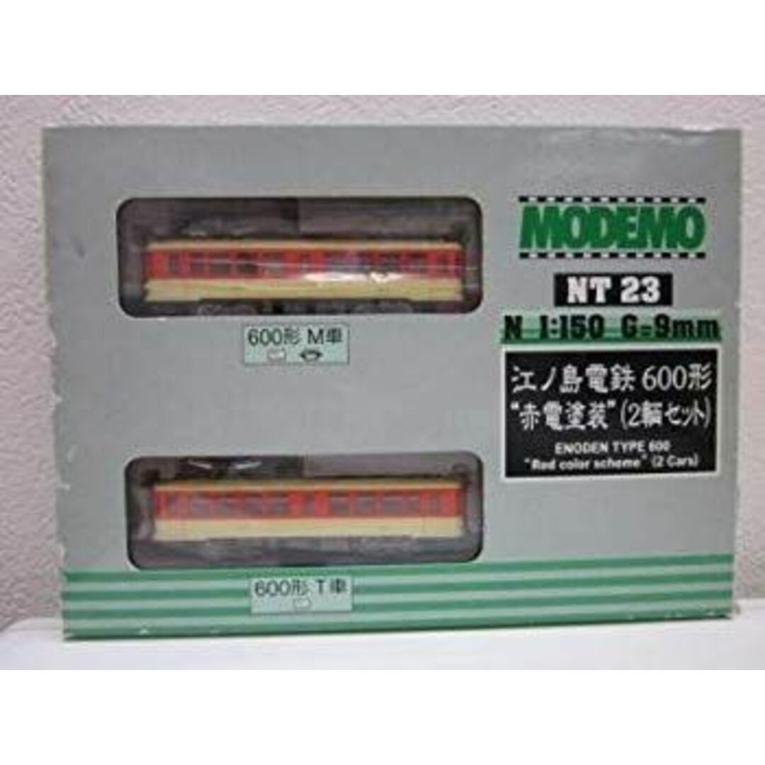 Nゲージ NT23 江ノ島電鉄600型 赤電塗装 2輌セット tf8su2kの Nゲージ NT23 江ノ島電鉄600型 赤電塗装 2輌セット tf8su2kの