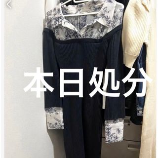 machatt マチャット ダブルクロスバイカラードレス グレーの通販 machatt マチャット ダブルクロスバイカラードレス グレーの通販