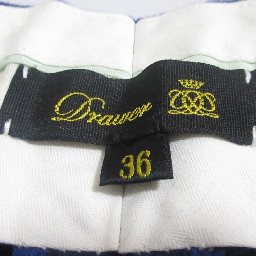 Drawer - 美品 Drawer ドゥロワー 側章 サイドライン クロップド Drawer - 美品 Drawer ドゥロワー 側章 サイドライン クロップド