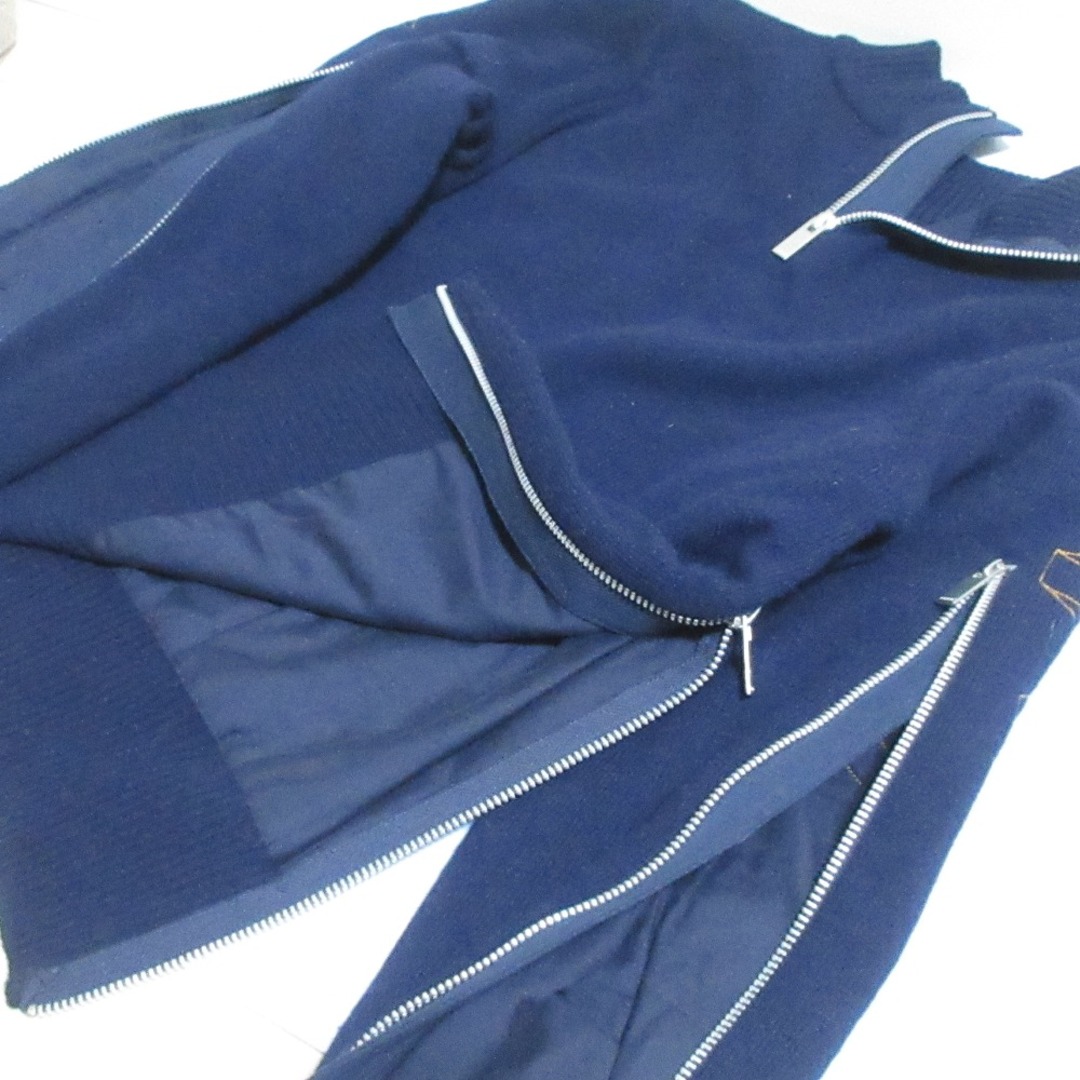 sacai - 美品 sacai サカイ サイドジップマルチエンブロイダリー sacai - 美品 sacai サカイ サイドジップマルチエンブロイダリー