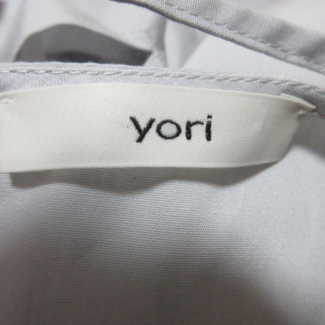 美品 22SS yori ヨリ ティアードロングブラウス 長袖 プル 美品 22SS yori ヨリ ティアードロングブラウス 長袖 プル